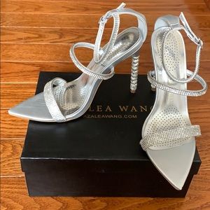 Rhinestone Azalea Wang Akira 4” heels,